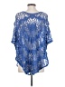 Chico's Blue Poncho Size Sm - Med - photo 2