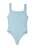 Babaton Solid Blue One Piece Swimsuit Size S - photo 2