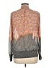 Baraschi 100% Polyester Paisley Pink Orange Long Sleeve Blouse Size M - photo 2