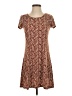 MSK Animal Print Brown Casual Dress Size S (petite) - photo 1