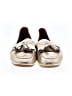 AQUATALIA 100% Leather Metallic Gold Flats Size 9 1/2 - photo 2