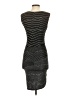 BCBGMAXAZRIA Stripes Gray Cocktail Dress Size S - photo 2