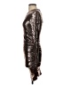 L'Agence Metallic Silver Cocktail Dress Size Med (2) - photo 5