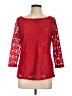Fever Red 3/4 Sleeve Top Size L - photo 1