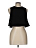 Coincidence & Chance 100% Polyester Black Sleeveless Blouse Size L - photo 1