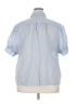 Torrid Blue Short Sleeve Button-Down Shirt Size 2X Plus (2) - photo 2