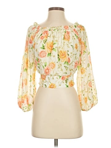 Flying Tomato 3/4 Sleeve Blouse (view 1)