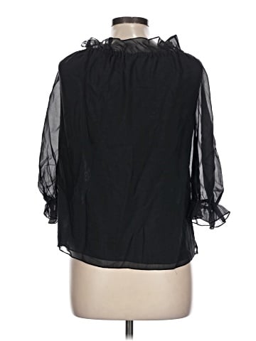 Flores & Flores 3/4 Sleeve Silk Top (view 2)