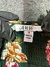 AUW 100% Polyester Floral Black Casual Dress Size M - photo 7
