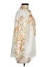 Beulah Style 100% Polyester Ivory 3/4 Sleeve Blouse Size M - photo 4