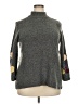 Denim 24/7 Gray Turtleneck Sweater Size 18 - photo 1