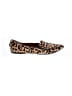 Steve Madden 100% Leather Animal Print Brown Flats Size 6 1/2 - photo 1