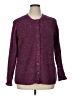 Appleseeds Tweed Purple Cardigan Size 0X - photo 1