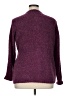 Appleseeds Tweed Purple Cardigan Size 0X - photo 2