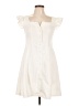 Umgee Solid White Ivory Casual Dress Size L - photo 1