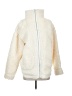 Haven Well Within 100% Polyester Ivory Faux Fur Jacket Size S - photo 1