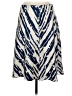 Ann Taylor Print Blue Casual Skirt Size 6 - photo 2