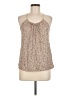 Elle Tan Sleeveless Blouse Size M - photo 1
