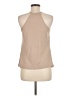 Elle Tan Sleeveless Blouse Size M - photo 2