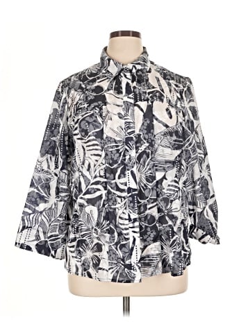 Draper's & Damon's 3/4 Sleeve Blouse (view 1)