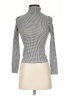 Monki Houndstooth Gray Long Sleeve Top Size XXS - photo 1