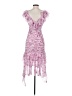 Cinq à Sept 100% Polyester Pink Cocktail Dress Size 0 - photo 2