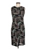Ellen Weaver Paisley Brown Cocktail Dress Size M - photo 1
