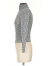 Monki Houndstooth Gray Long Sleeve Top Size XXS - photo 5
