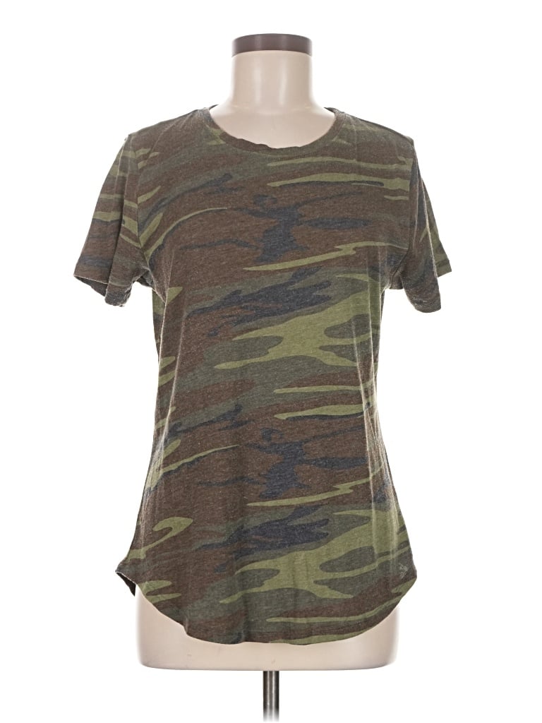 Pre-owned Z Supply Short Sleeve T-shirt In Green