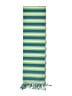 Old Navy 100% Polyester Stripes Green Blue Scarf One size - photo 2