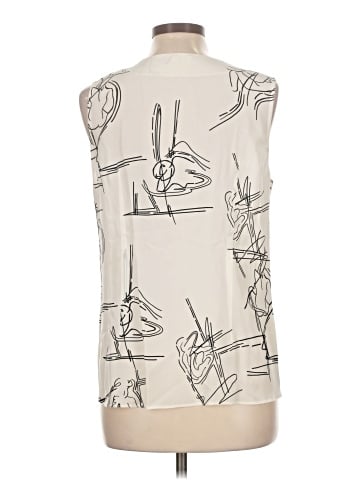 Ecru Sleeveless Blouse (view 2)