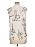 Ecru Ivory Sleeveless Blouse Size L - photo 2