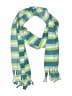 Old Navy 100% Polyester Stripes Green Blue Scarf One size - photo 1