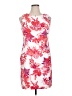 Mario Serrani Tropical White Cocktail Dress Size 14 - photo 1