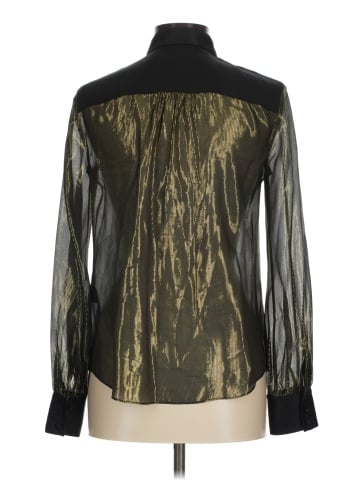Rachel Zoe Long Sleeve Silk Top (view 2)
