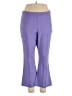 On 34th Solid Purple Active Pants Size 0X - photo 1