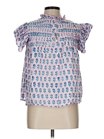 DONNI Short Sleeve Blouse (view 1)