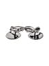 Qupid Silver Black Sandals Size 8 - photo 2