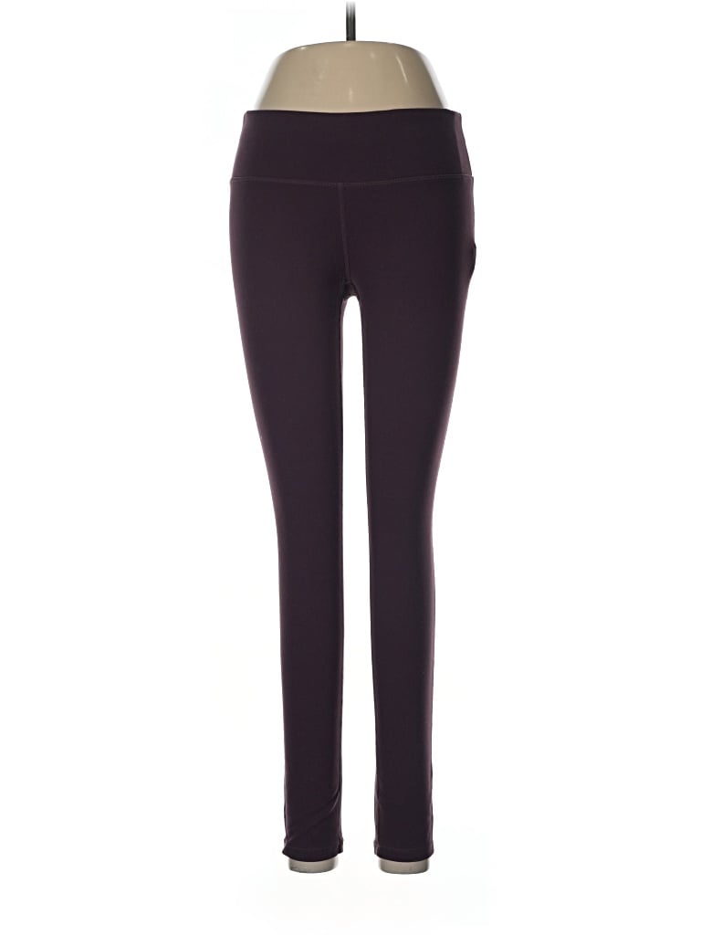 Pre-owned Prana Active Pants In Burgundy