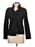 Talbots 100% Cotton Black Long Sleeve Blouse Size 10 - photo 1