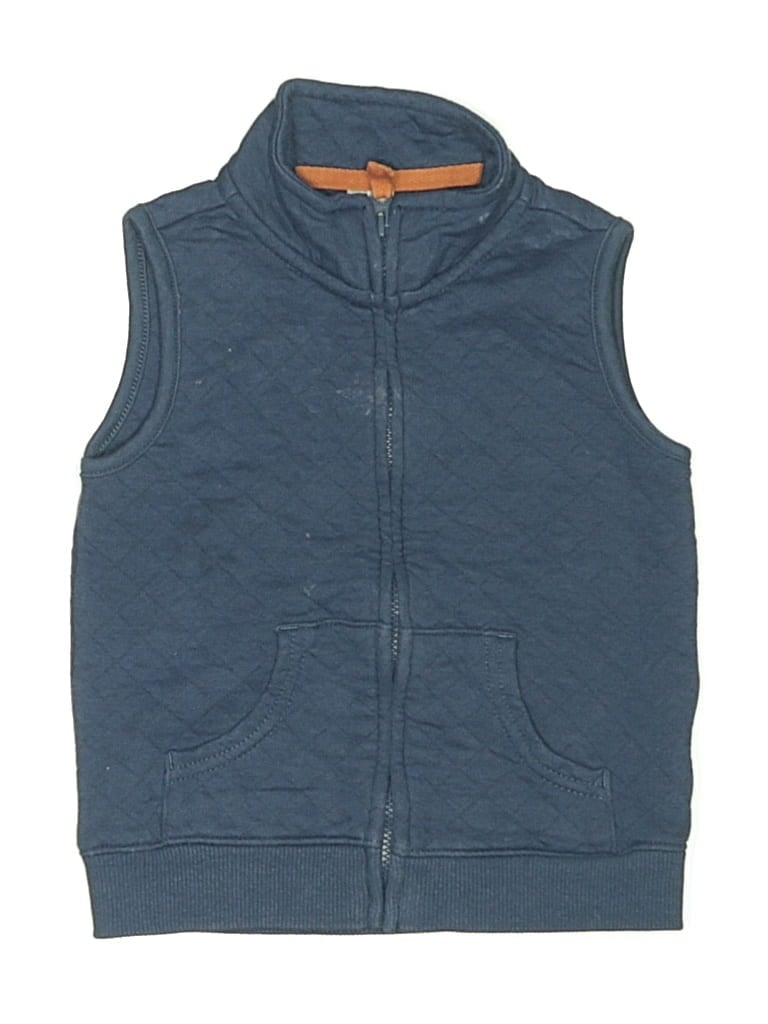 Pre-owned Carter's Kids' Vest In Blue