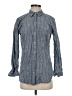 GOODTHREADS 100% Cotton Gray Long Sleeve Button-Down Shirt Size XS - photo 1