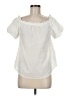 Unbranded 100% Cotton Ivory Short Sleeve Blouse Size 8 - photo 1
