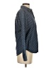 Joe Fresh Polka Dots Blue Long Sleeve Button-Down Shirt Size XS - photo 4