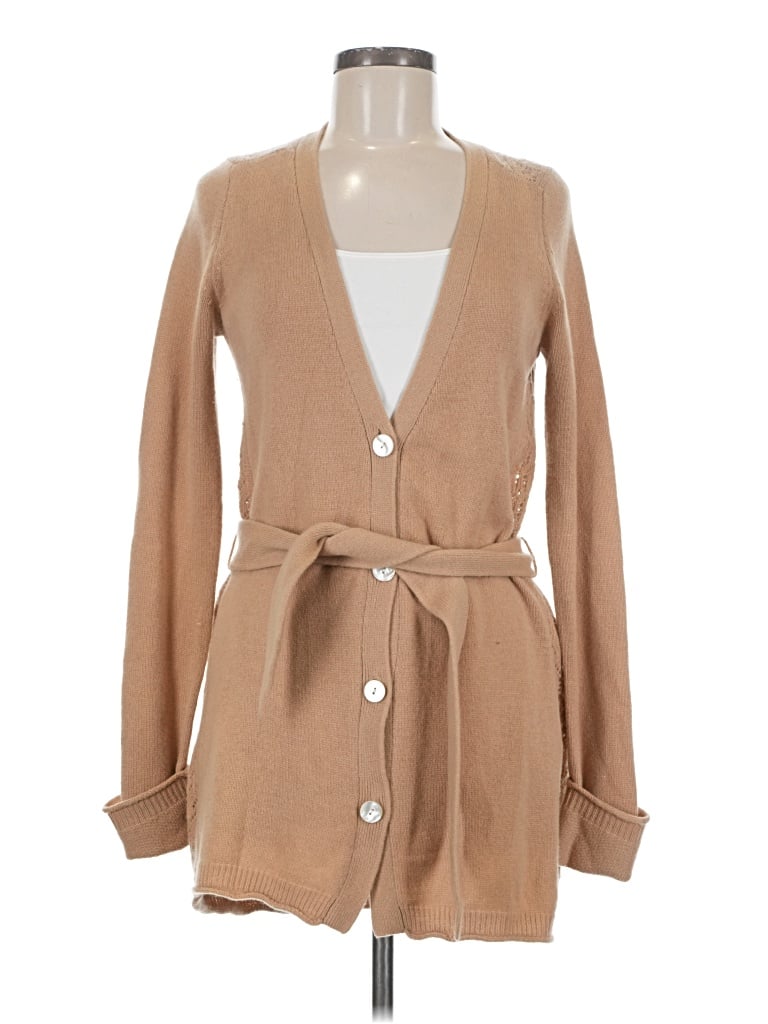 Pre-owned Calypso St Barth Cardigan Sweater In Tan