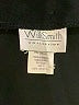 Willi Smith 100% Polyester Solid Black Formal Skirt Size 8 - photo 4