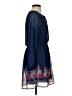 Mudd 100% Polyester Paisley Blue Casual Dress Size S - photo 4