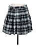 Unbranded 100% Polyester Plaid Gray Casual Skirt Size M (estimated) - photo 2