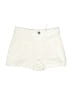 MNG Ivory White Khaki Shorts Size XXS - photo 1