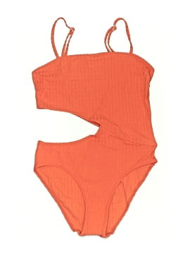 Solid & Striped One Piece Swimsuit
